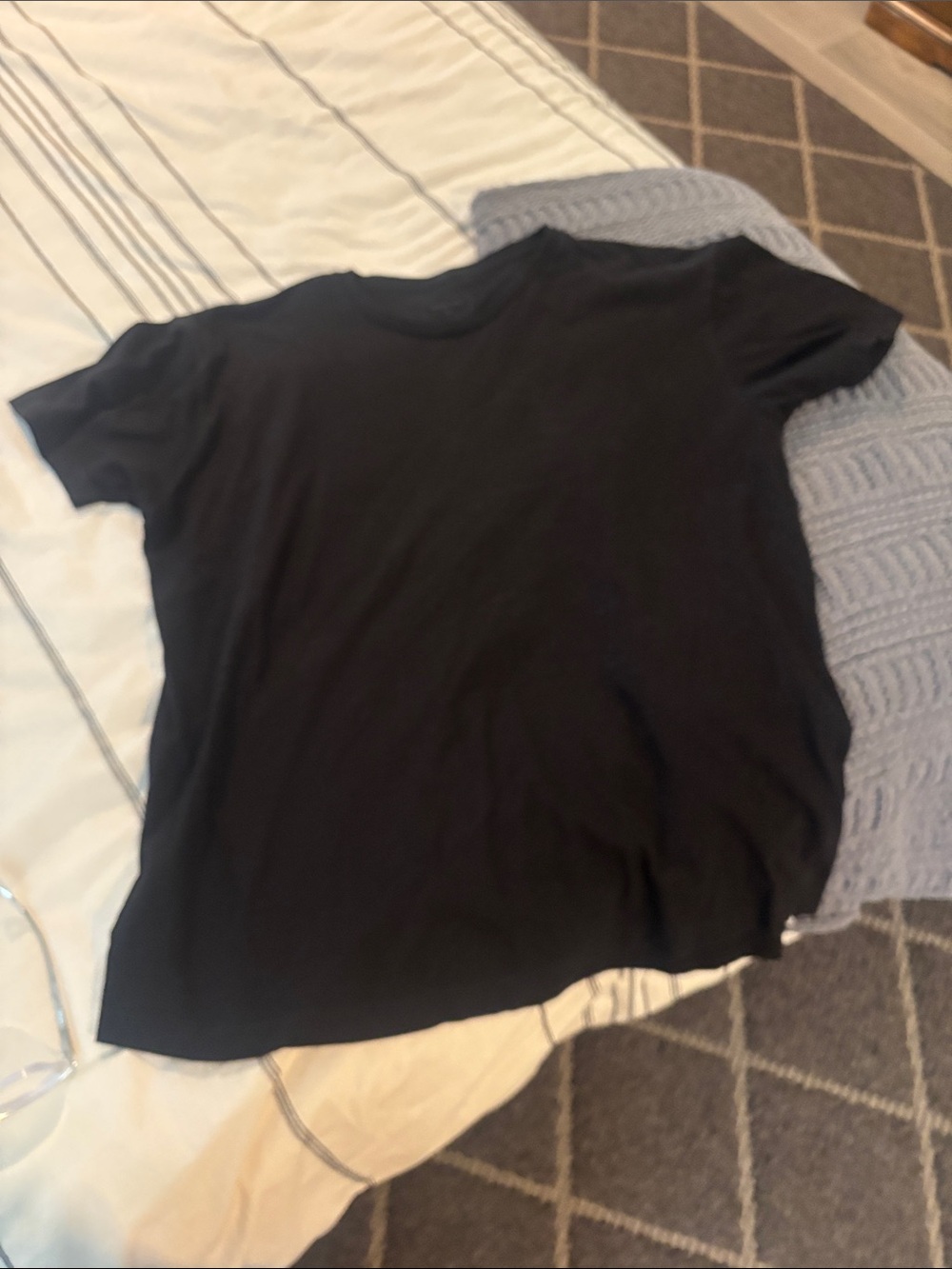 Quicksilver Men's Black Crew Neck T-Shirt